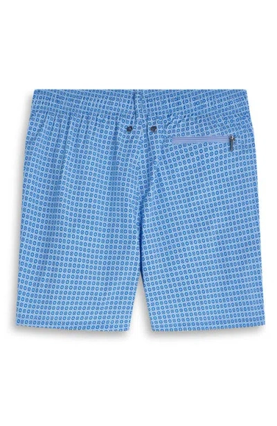 Bugatchi Kai Swim Trunks In Blue