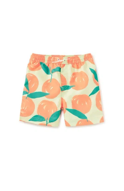 Tea Collection Mid-length Swim Trunks In Multi