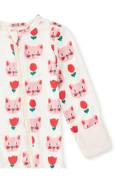 Tea Collection Footed Baby Romper In Multi