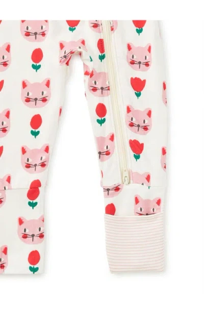 Tea Collection Footed Baby Romper In Multi