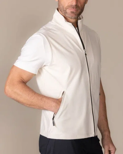 Ashworth Golf Tech Stretch Vest In Neutral