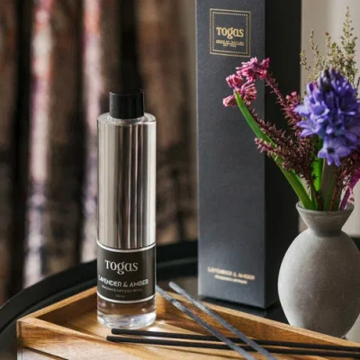 Togas Lavender&amber Refiller Aromatic Diffuser In Black