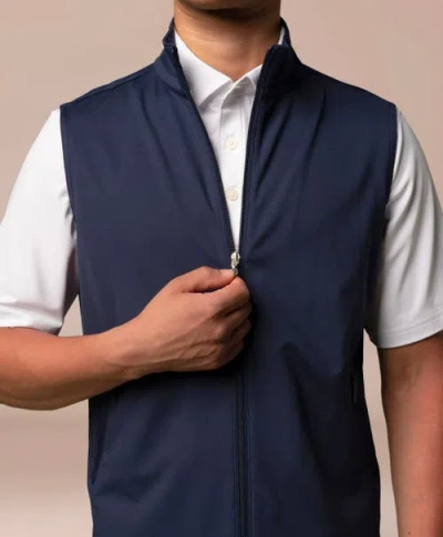 Ashworth Golf Tech Stretch Vest In Blue