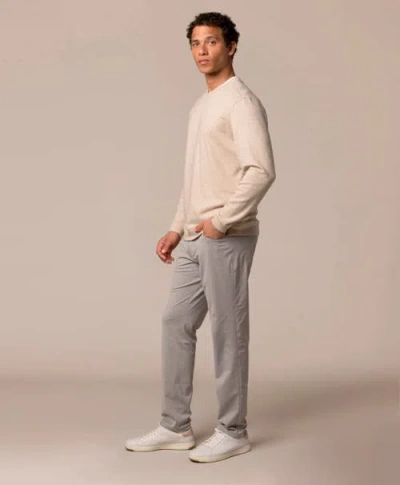 Ashworth Golf Terry Twillback Crew In White