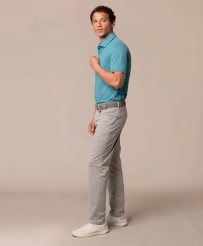 Ashworth Golf Houndstooth Polo In Blue