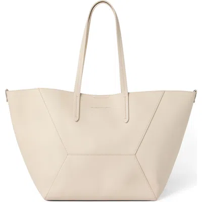 Brunello Cucinelli Small Bc Duo Leather Tote Bag In Neutral