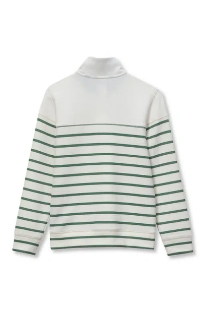 Lands' End Boys Half Zip Pullover In Green