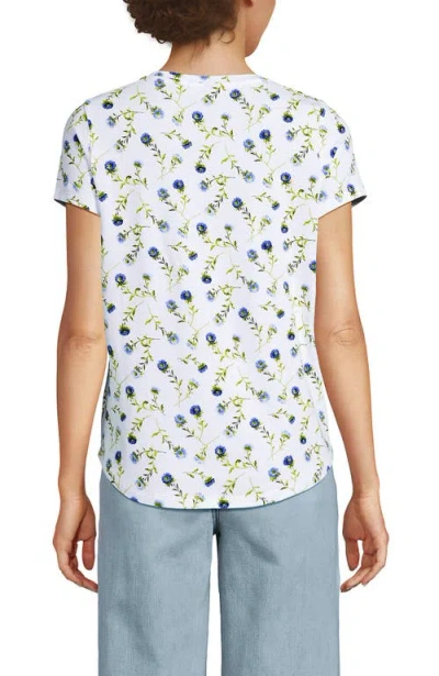 Lands' End Lightweight Jersey T-shirt In Multi