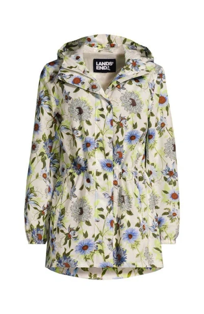 Lands' End Squall Packable Waterproof Raincoat In Multi