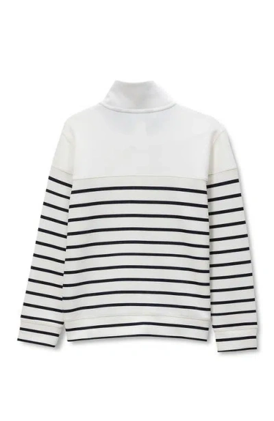 Lands' End Boys Half Zip Pullover In Multi