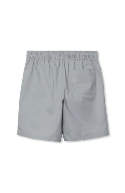 Lands' End Boys Cotton Pull On Shorts In Gray