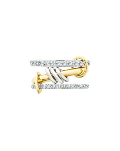 Sterling Forever Cz Garwyn Linked Stacking Ring Set In Metallic