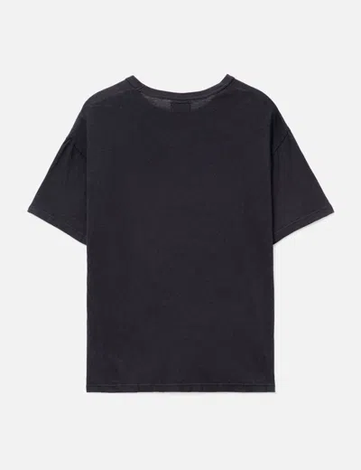 Visvim Contrary Dept. Black Wing Logo T-shirt In Black