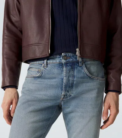Lardini Slim Jeans In Blue