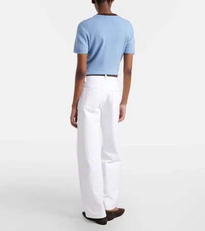 Frame The Bow Jeans In White