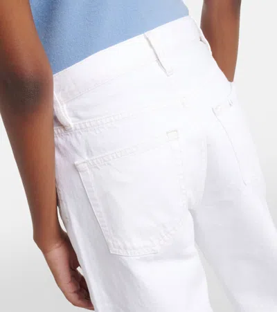 Frame The Bow Jeans In White