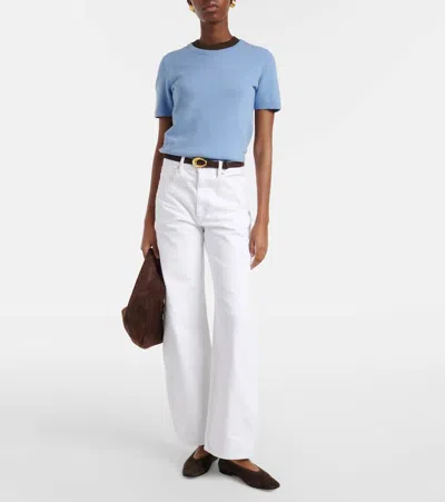 Frame The Bow Jeans In White