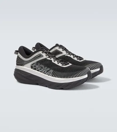 Hoka Mens  Bondi 7 In Black