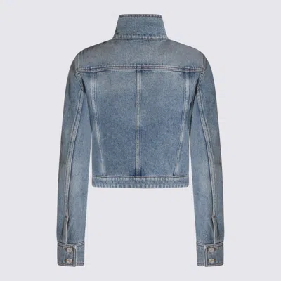 Courrèges Reedition Denim Jacket In Blue