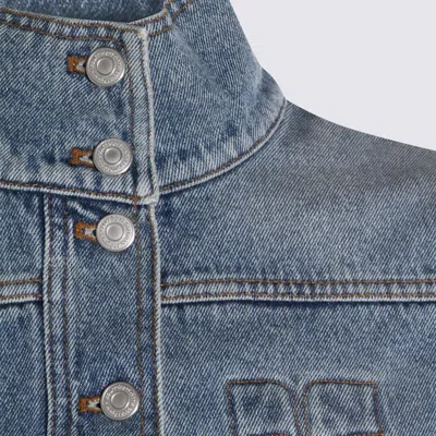 Courrèges Reedition Denim Jacket In Blue