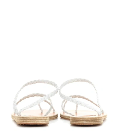 Shop Ancient Greek Sandals Eleftheria Leather Sandals In White