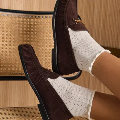 Stems 3 Pack Pointelle Mid Crew Socks In White