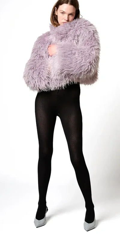 Stems Slim Fleecy Base Layer Tights In Black