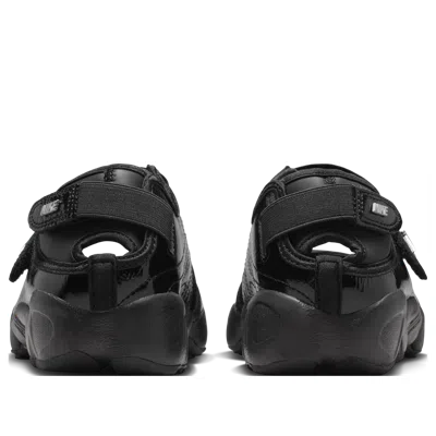 Nike Air Rift Patent Sneakers In Black | ModeSens