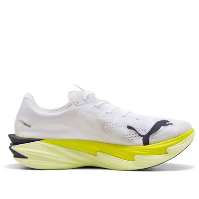 Puma Deviate Nitro Elite 4 Shoes White Yellow Ss26 In Multi
