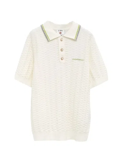 Casablanca Mini Short Sleeve T-shirt For Men In White