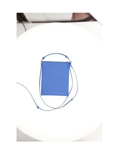 Celine Sharp Pouch In Smooth Lambskin In Blue