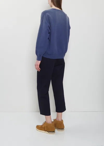 Visvim Amplus Sweat L/s Crash W In Blue