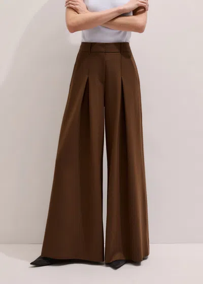 Me+em Pleated Wide-leg Trousers In Multi