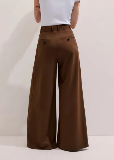 Me+em Pleated Wide-leg Trousers In Multi