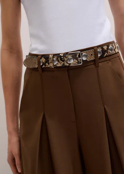 Me+em Pleated Wide-leg Trousers In Multi