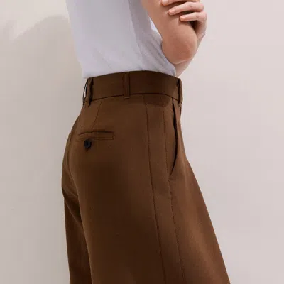 Me+em Pleated Wide-leg Trousers In Multi