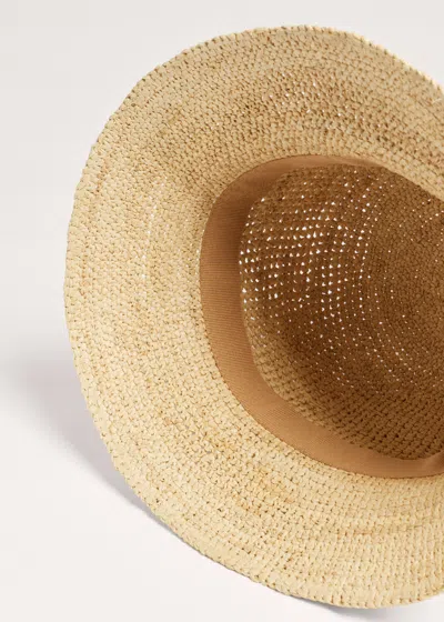 Me+em Raffia Hat Natural In Neutral
