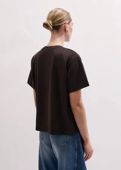Me+em Oversized Tee Cocoa Brown In Brown