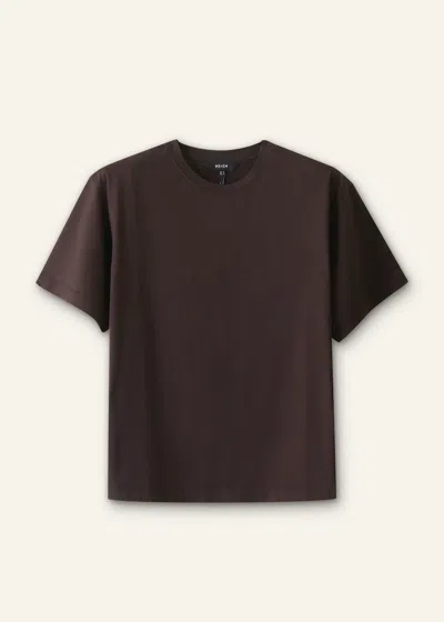 Me+em Oversized Tee Cocoa Brown In Brown