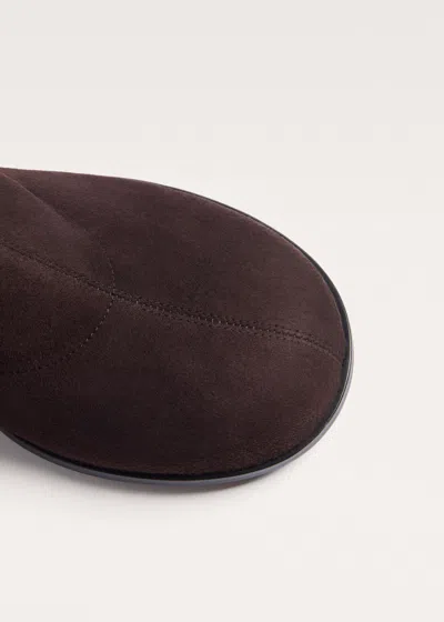 Me+em Ankle Stretch Boot Deep Chocolate In Brown