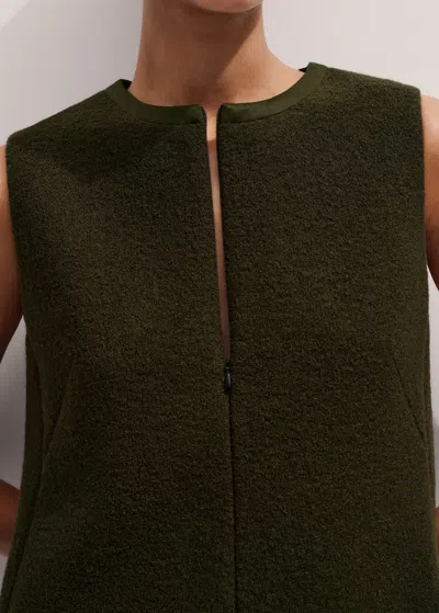 Me+em Bound Mini Shift Dress Intense Olive In Neutral