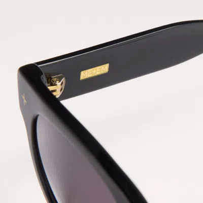 Me+em D Frame Sunglasses Black In Black