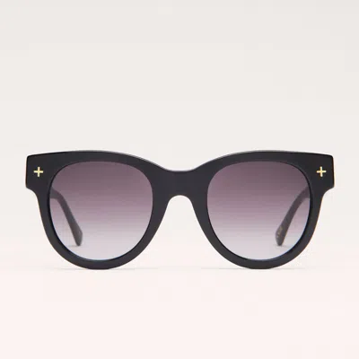 Me+em D Frame Sunglasses Black In Black