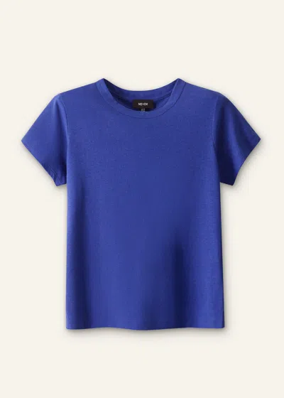 Me+em Soft Washed Tee Deep Blue In Blue