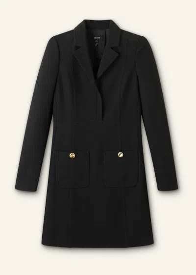 Me+em Day-to-evening Textured Mini Dress Black