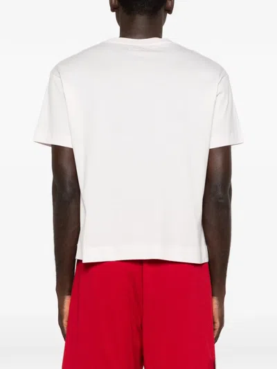 Simone Rocha Fitted Pressed Rosette T-shirt In Pink