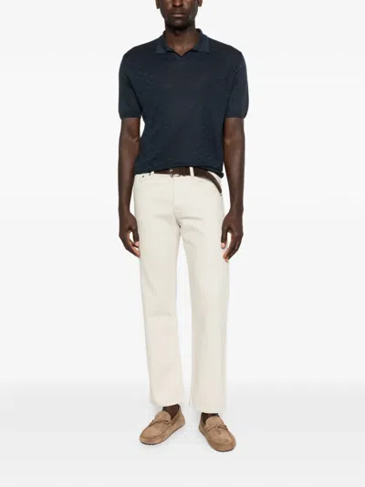 Corneliani Short-sleeve T-shirt In Blue