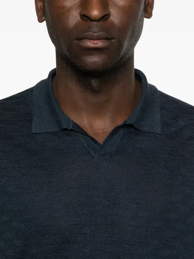 Corneliani Short-sleeve T-shirt In Blue