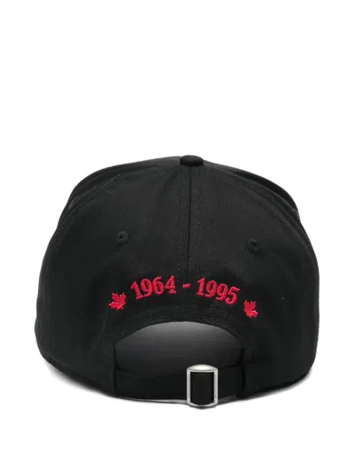Dsquared2 Logo-patch Baseball Cap In Black
