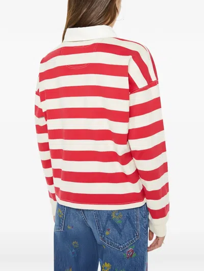 Mother The Boxy Rugby Pullover In Multi